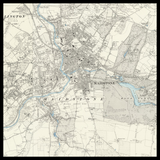 Carte ancienne personnalisée de Maidstone 