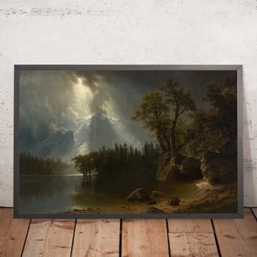 A framed image of 