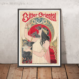Bitter Oriental Vintage Advertising Poster by Henri Privat-Livemont, 1897