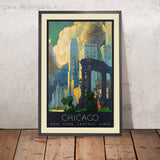 Chicago-Reiseposter von Leslie Ragan 