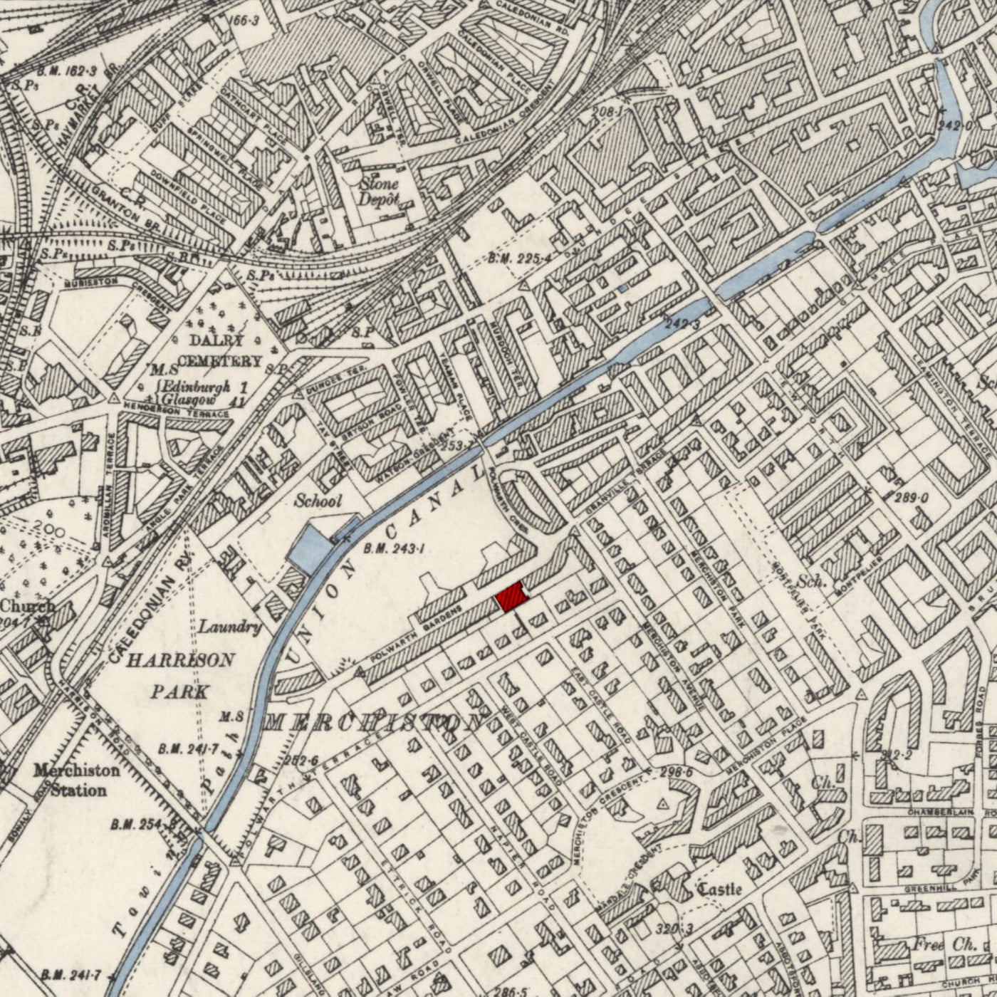 Personalised Old Map of Walsall