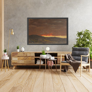 A framed image of 