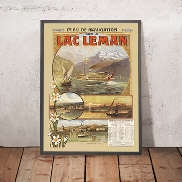 A framed image of 