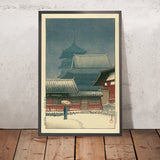 Tenno-Tempel, Osaka von Hasui Kawase, 1935 
