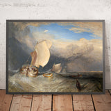Barche da pesca con venditori che contrattano per il pesce di Turner, 1837 