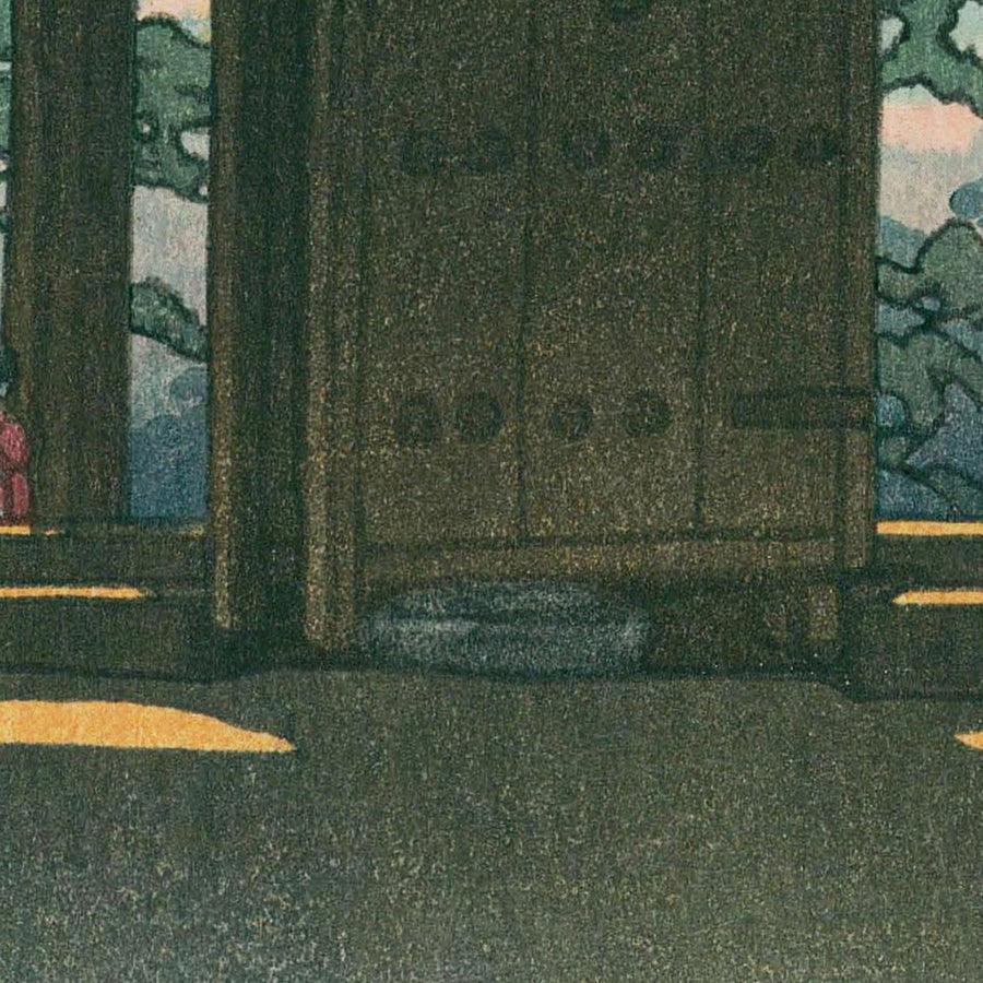 Tempio Chion-in a Kyoto di Hasui Kawase, 1935 