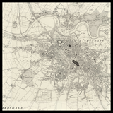 Mapa antiguo personalizado de Carlisle 