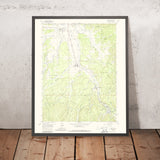 Old Map of Winter Park, Colorado by USGS, 1957 – Fraser, Berthoud Falls & Fraser River