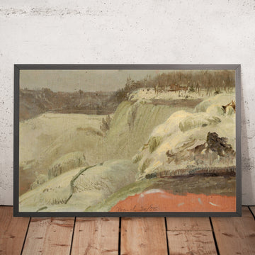 A framed image of 