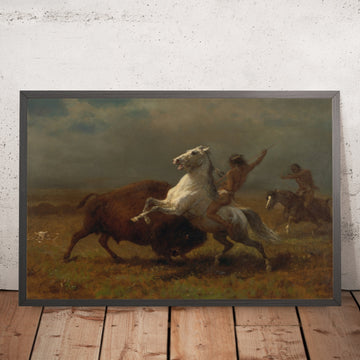 A framed image of 