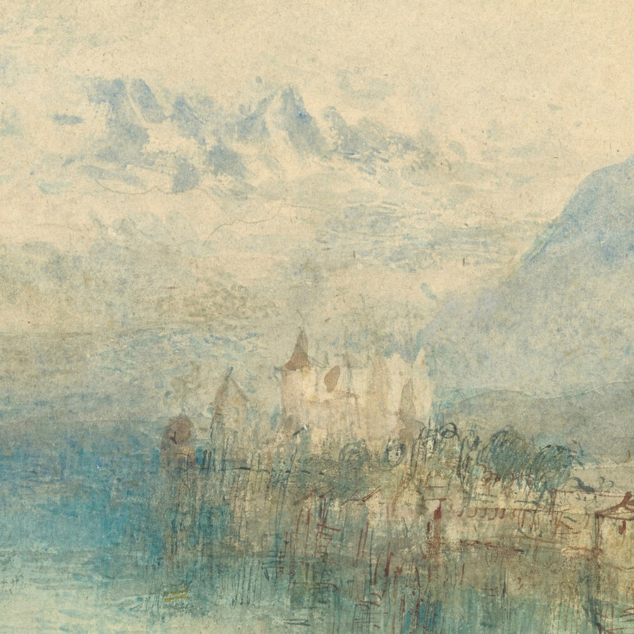 Guardando verso il Lago di Thun, dall&