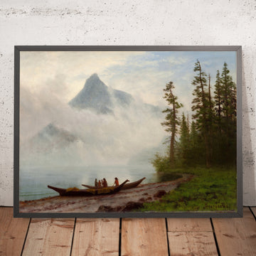 A framed image of 
