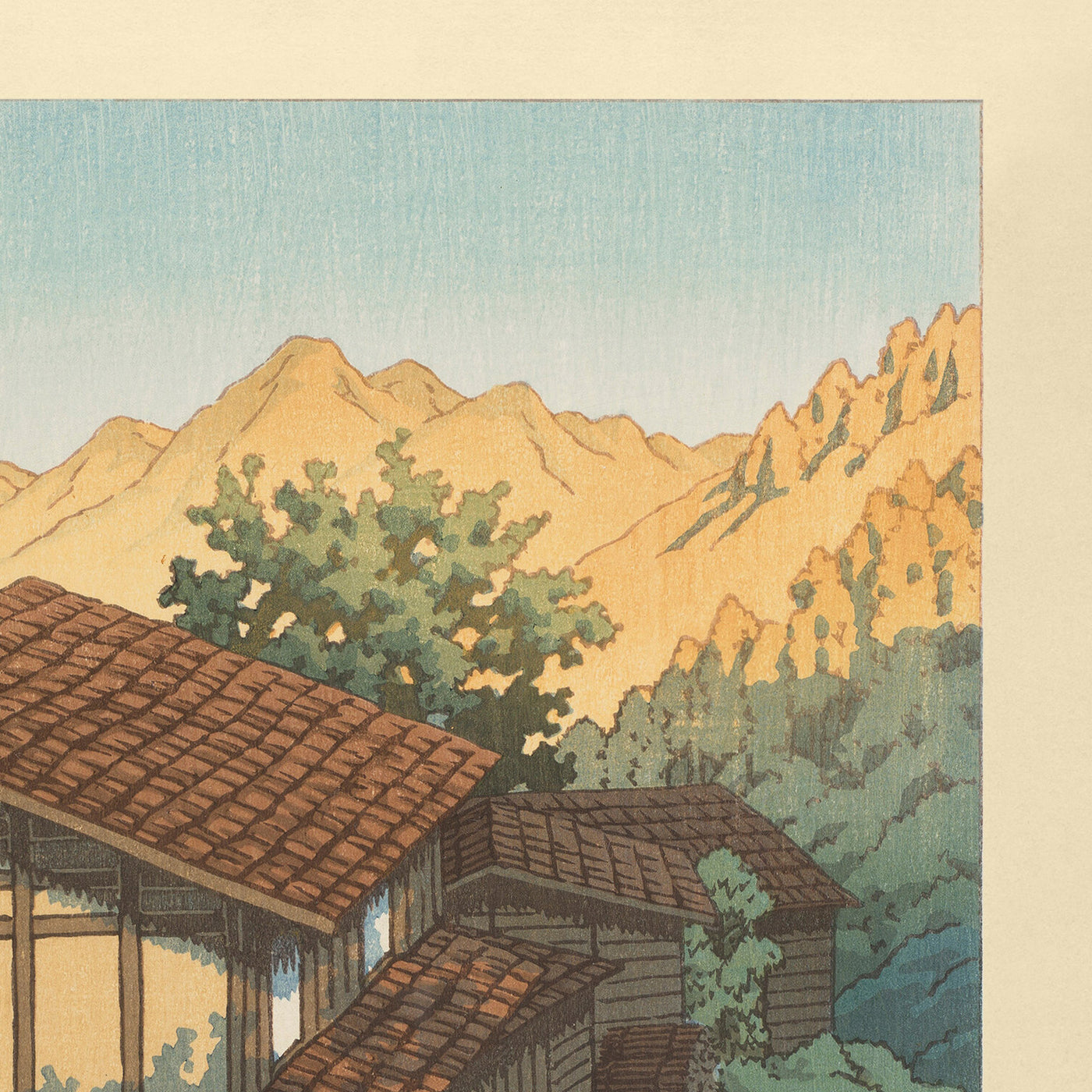 Nenoyama, Bushu by Hasui Kawase, 1941