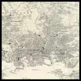Mapa antiguo personalizado de Plymouth 