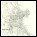 Carte ancienne personnalisée de Scarborough 