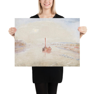The Confluence of the Seine and the Marne at Charenton, France by Turner, 1835