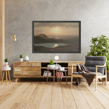 A framed image of 