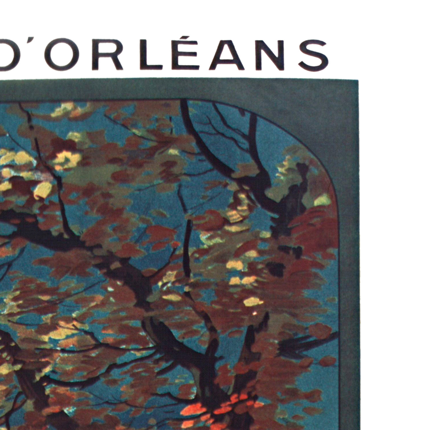 Touraine Travel Poster: Chemin de fer d’Orléans by Louis Tauzin, 1900