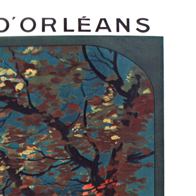 Touraine Travel Poster: Chemin de fer d’Orléans by Louis Tauzin, 1900