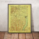 Old Map of Canandaigua, New York by USGS, 1903 – Canandaigua Lake, Bristol & Victor