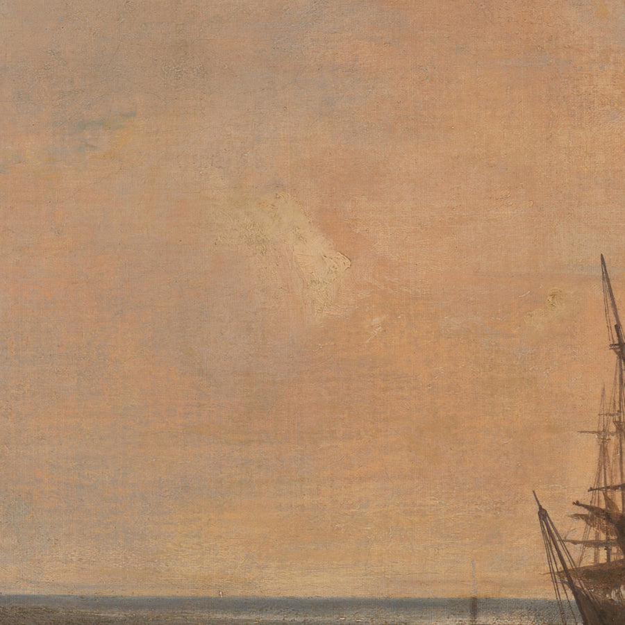 Castello di Harlech, dal traghetto Tygwyn, Crepuscolo d&