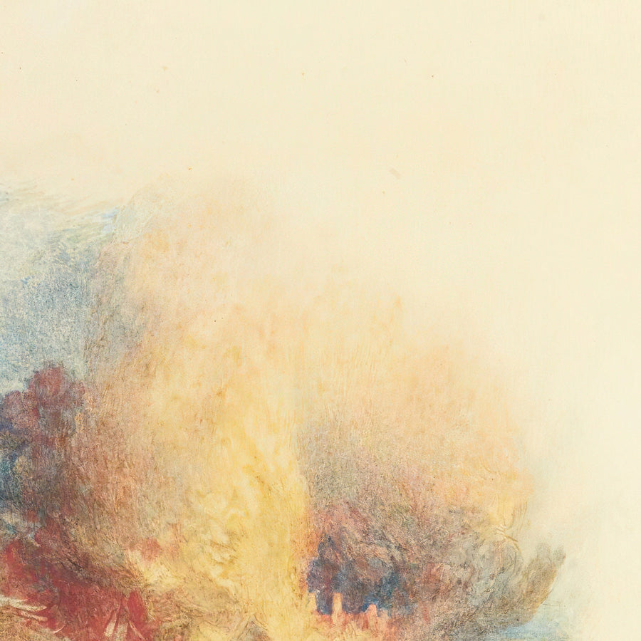 The Field Of Waterloo Seen From Hougoumont by Turner, 1833