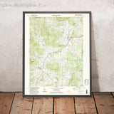 Map of Washington, Virginia by USGS, 1994 – Shenandoah National Park & Sperryville