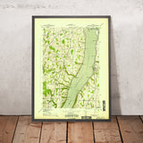 Old Map of Canandaigua, New York by USGS, 1942 – Canandaigua Lake & Finger Lakes