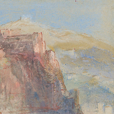 Genoa, from the Sea, looking up to the Church of Santa Maria Assunta in Carignano by Turner, 1802