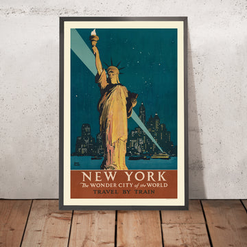 A framed image of 