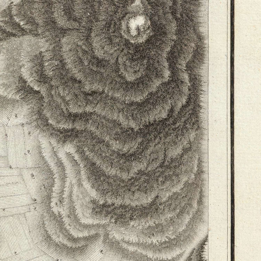 Mappa rara di Pasqua di La Pérouse, 1797: Baia di Cook, Oceano Pacifico 