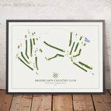 Brooklawn Country Club: Modern Golf Course Map