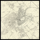 Mapa antiguo personalizado de Harrogate 