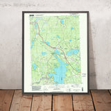 Map of Sunapee, New Hampshire by USGS, 1998 – Lake Sunapee, Newbury & Springfield