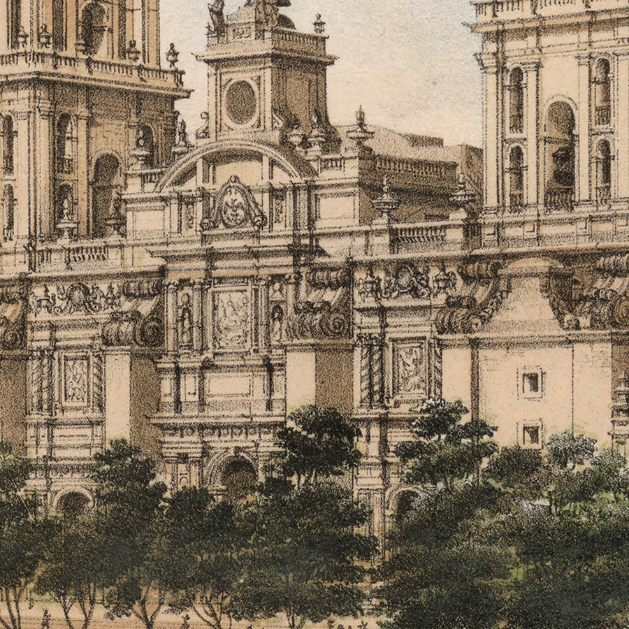 Cattedrale di Messico di Decaen Editore, 1862 