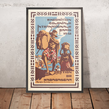 A framed image of 