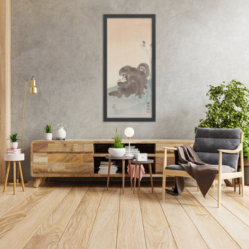 A framed image of 