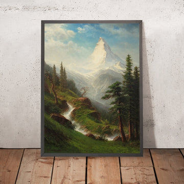 A framed image of 