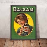 Balsam Vintage Wine Poster, 1918
