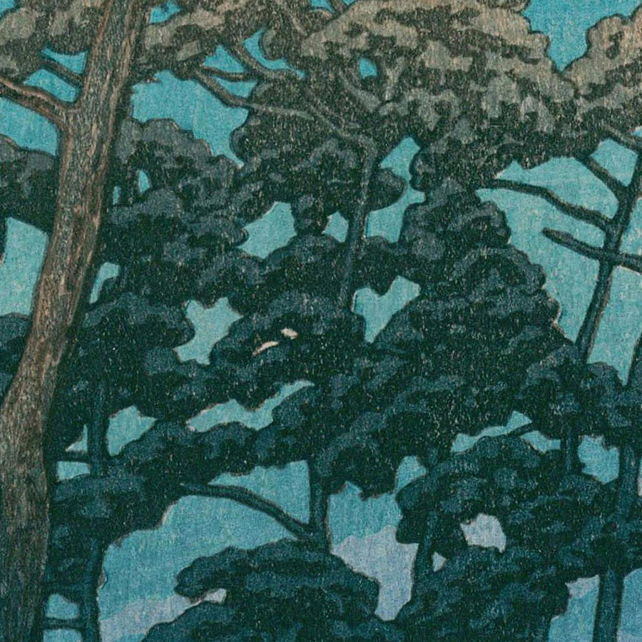 Hikawa Park in Omiya von Hasui Kawase, 1935 