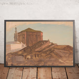 Rooftops near Sant’Andrea delle Fratte from the Pincio, Rome by Frederic Edwin Church, 1868