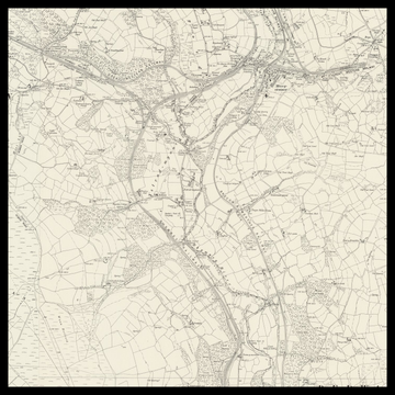 An old Ordnance Survey map of Rhymney