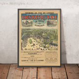 Bagnoles-de-l’Orne Reiseplakat: La Suisse in der Normandie von Imp. Camis, 1892 