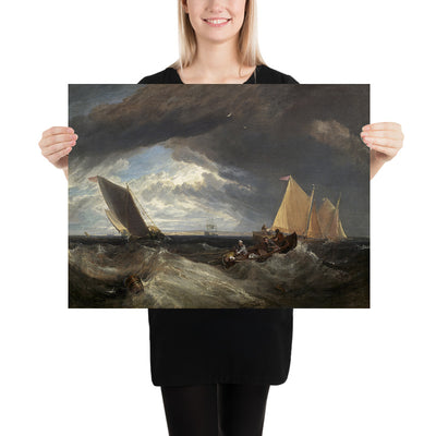 The Junction of the Thames and the Medway by Turner, 1807