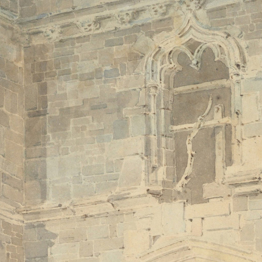 Saint Augustine’s Gate, Canterbury by Turner, 1793