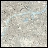 Personalisierte alte Karte von Battersea 