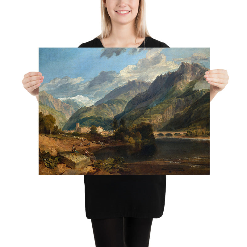 Bonneville, Savoy by Turner, 1803