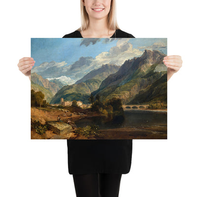 Bonneville, Savoy by Turner, 1803