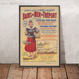 Le Tréport Travel Poster: Chemins de Fer du Nord et de l’Ouest by Imp. Charles Verneau
