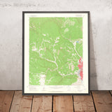 Old Map of Durango, Colorado by USGS, 1963 – Animas River & Smelter Mountain